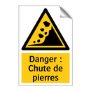Danger : Chute de pierres