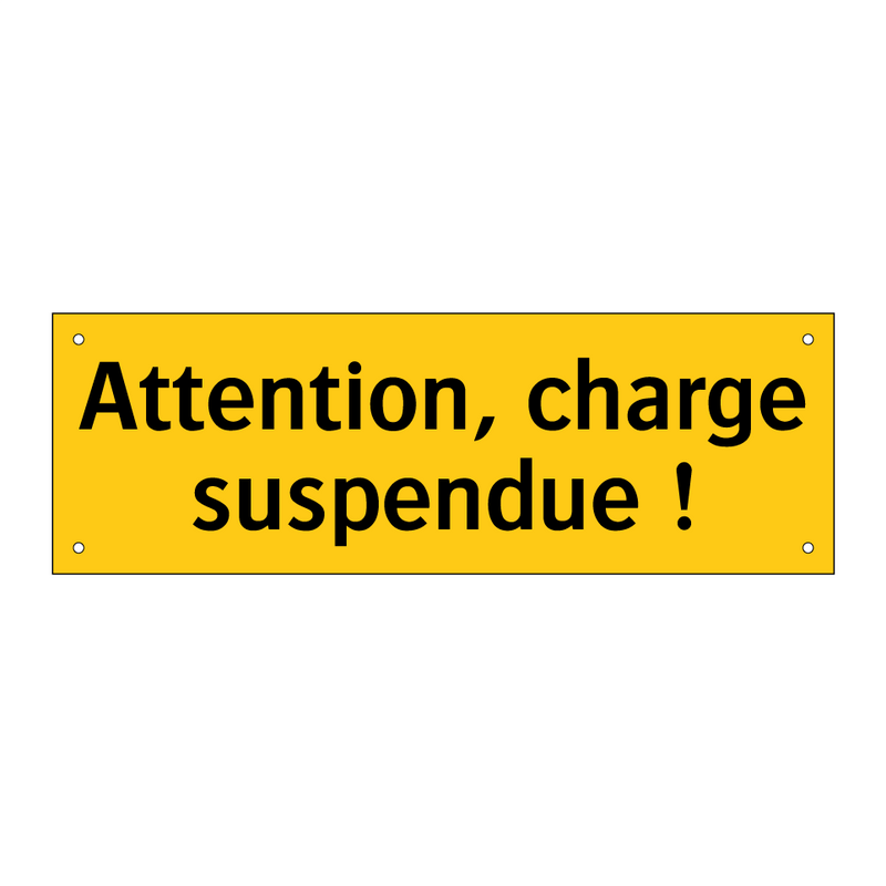 Attention, charge suspendue !