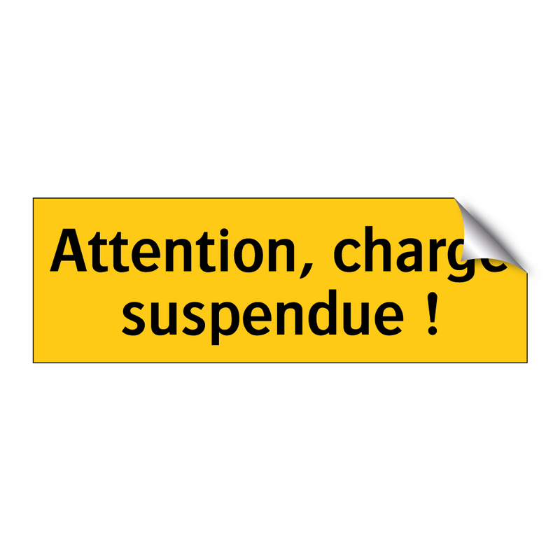 Attention, charge suspendue !