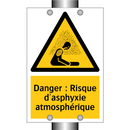Danger : Risque d'asphyxie atmosphérique
