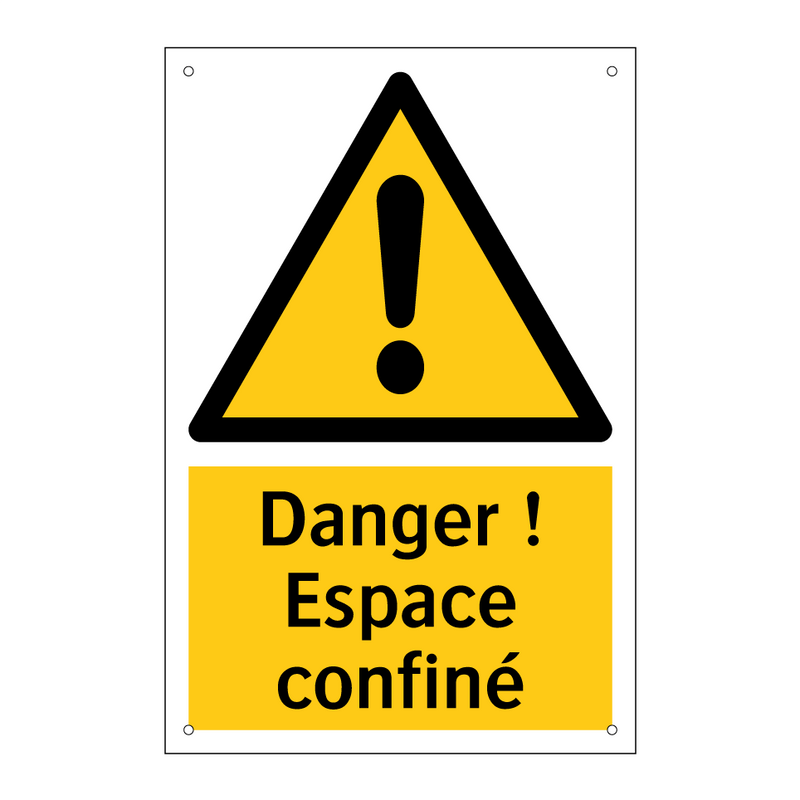 Danger ! Espace confiné
