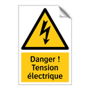 Danger ! Tension électrique