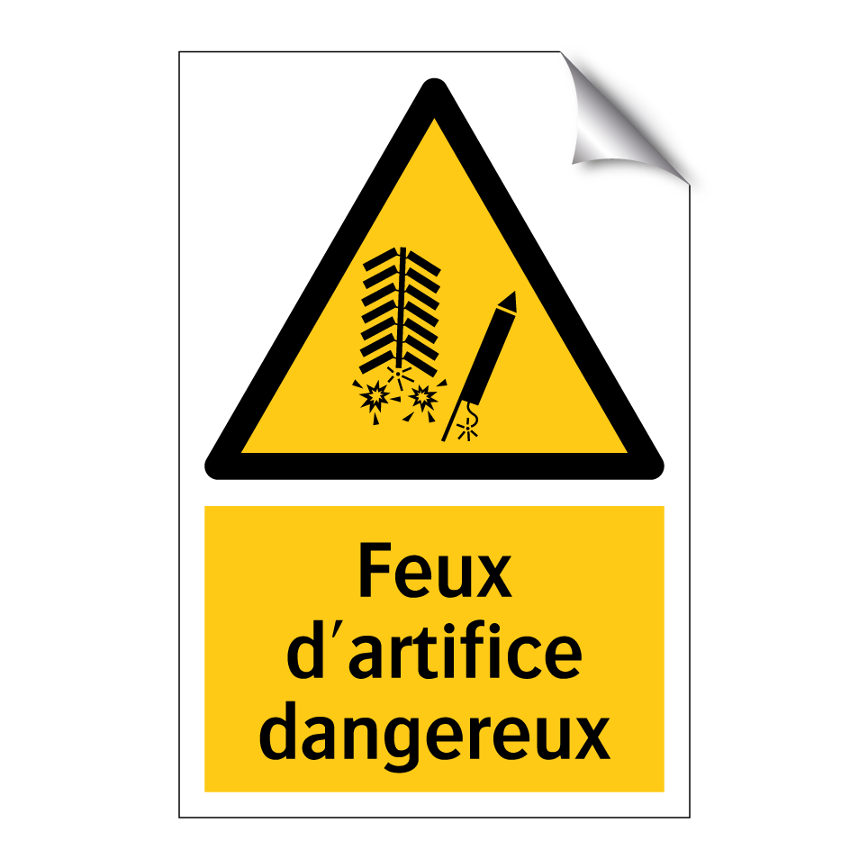 Feux d'artifice dangereux