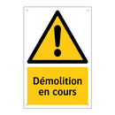 Démolition en cours
