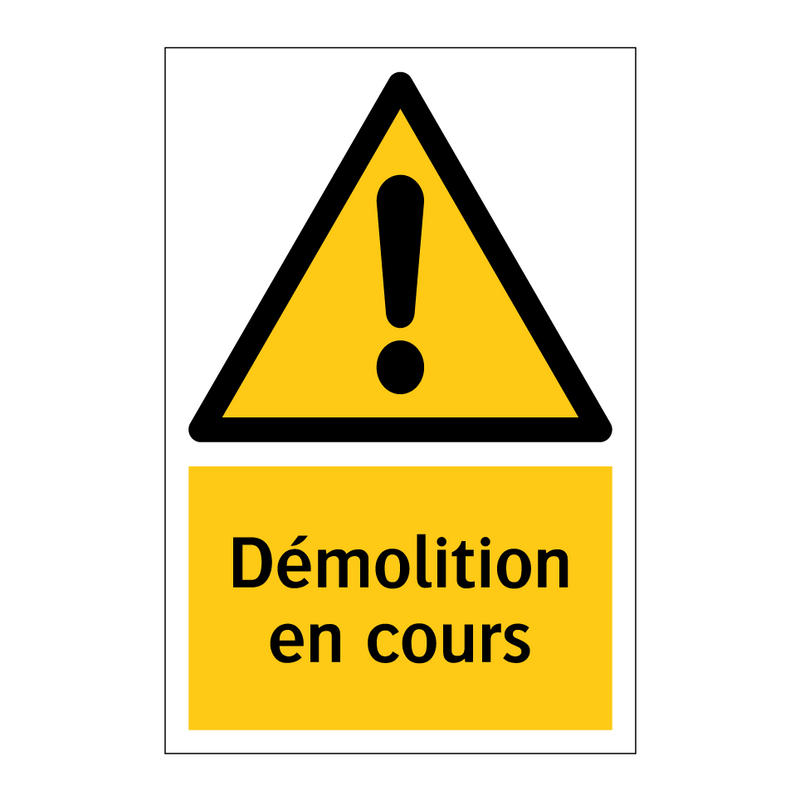 Démolition en cours