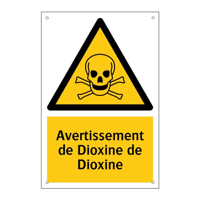 Avertissement de Dioxine de Dioxine