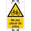 Ne pas placer de vélos