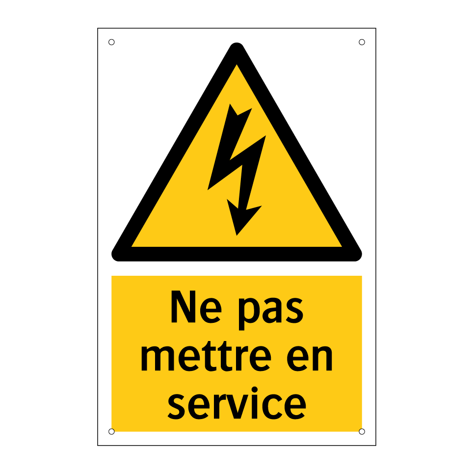 Ne pas mettre en service