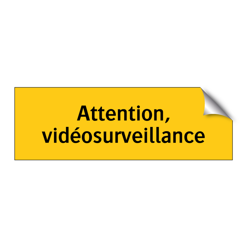Attention, vidéosurveillance