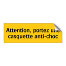 Attention, portez une casquette anti-choc