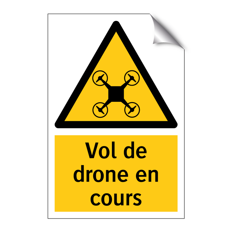 Vol de drone en cours