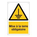 Mise à la terre obligatoire