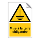 Mise à la terre obligatoire