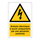 Armoire électrique à ouvrir uniquement par une personne autorisée