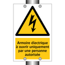 Armoire électrique à ouvrir uniquement par une personne autorisée