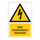 Salle d'exploitation électrique