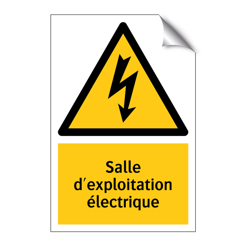 Salle d'exploitation électrique