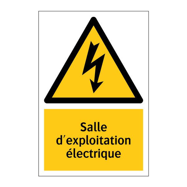 Salle d'exploitation électrique