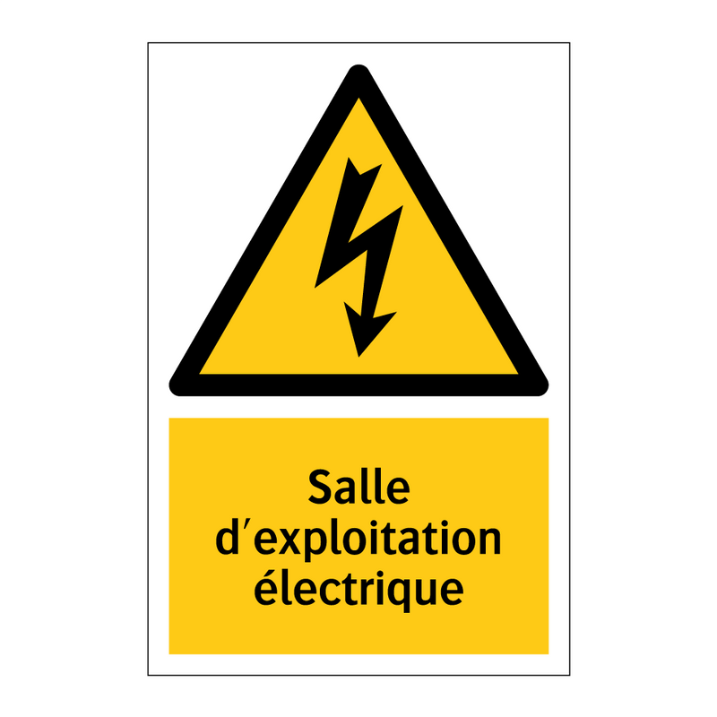 Salle d'exploitation électrique