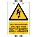 Salle de commande électrique Accès réservé au personnel autorisé uniquement