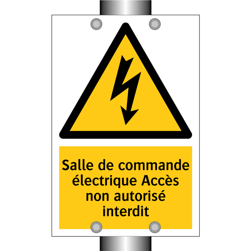 Salle de commande électrique Accès non autorisé interdit
