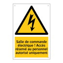 Salle de commande électrique ! Accès réservé au personnel autorisé uniquement