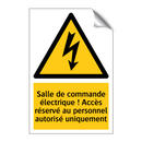 Salle de commande électrique ! Accès réservé au personnel autorisé uniquement