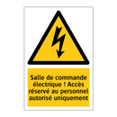 Salle de commande électrique ! Accès réservé au personnel autorisé uniquement