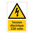 Tension électrique 230 volts
