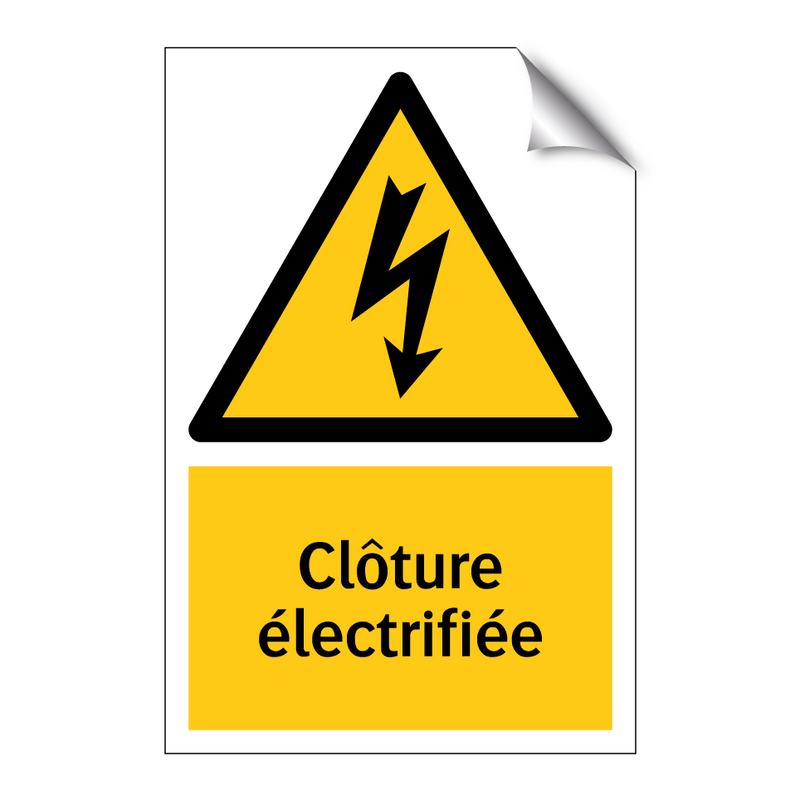 Clôture électrifiée