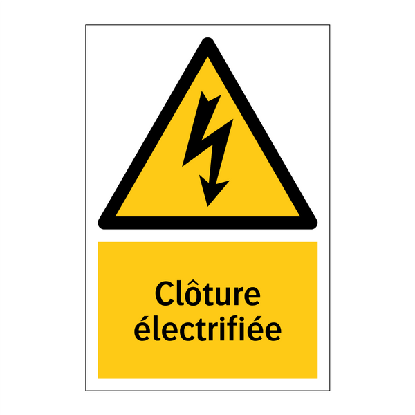 Clôture électrifiée