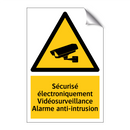 Sécurisé électroniquement Vidéosurveillance Alarme anti-intrusion