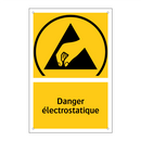 Danger électrostatique
