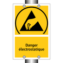 Danger électrostatique