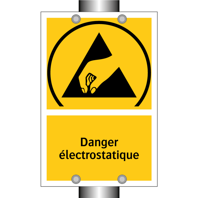 Danger électrostatique