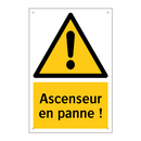 Ascenseur en panne !