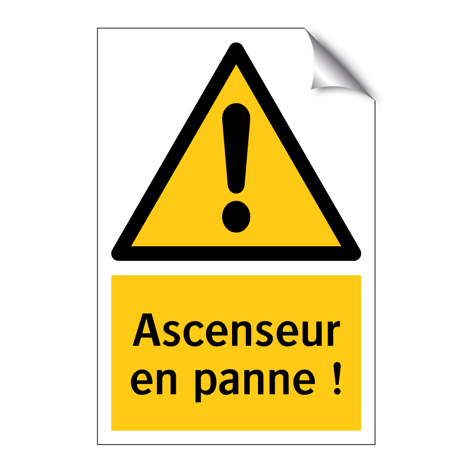Ascenseur en panne !
