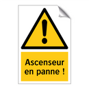 Ascenseur en panne !