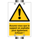 Assurez-vous que le support en asphalte peut également échouer !