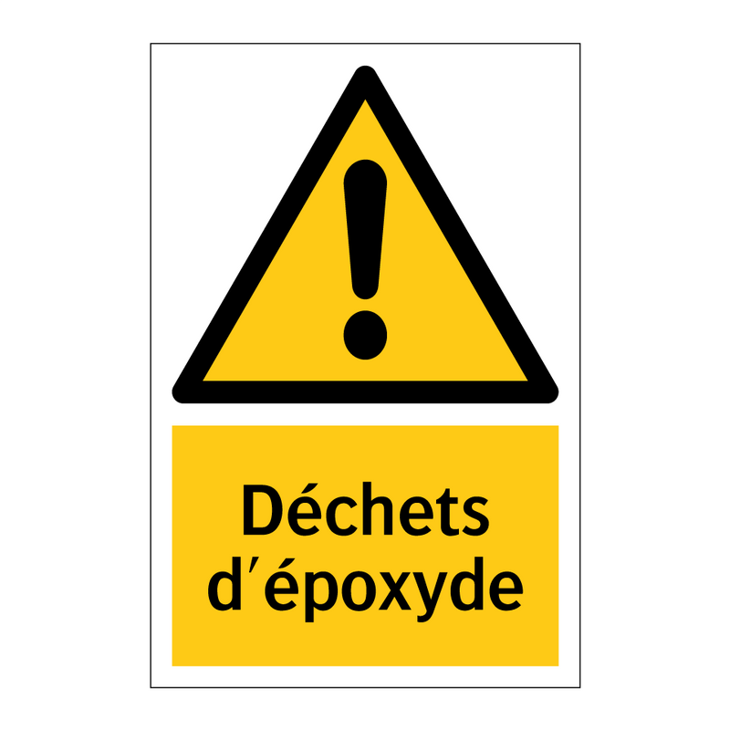 Déchets d'époxyde