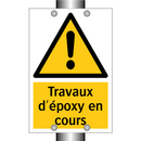 Travaux d'époxy en cours