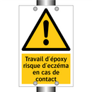 Travail d'époxy risque d'eczéma en cas de contact