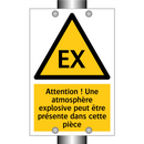 Attention ! Une atmosphère explosive peut être présente dans cette pièce