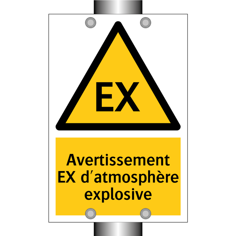 Avertissement EX d'atmosphère explosive