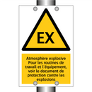 Atmosphère explosive Pour les routines de travail et l'équipement, voir le document de protection contre les explosions