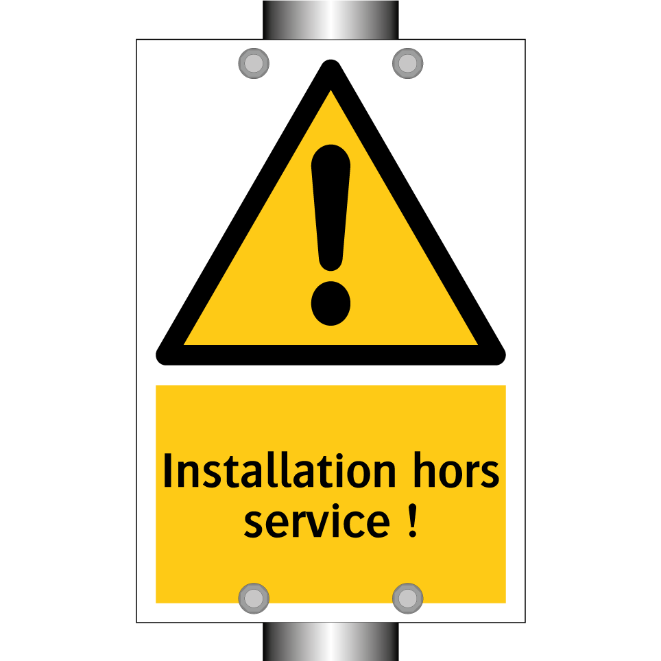 Installation hors service !