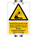 Interdiction de feu et de fumer Prudence lors du démarrage des moteurs Risque d'empoisonnement ! Portes ouvertes
