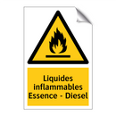 Liquides inflammables Essence - Diesel