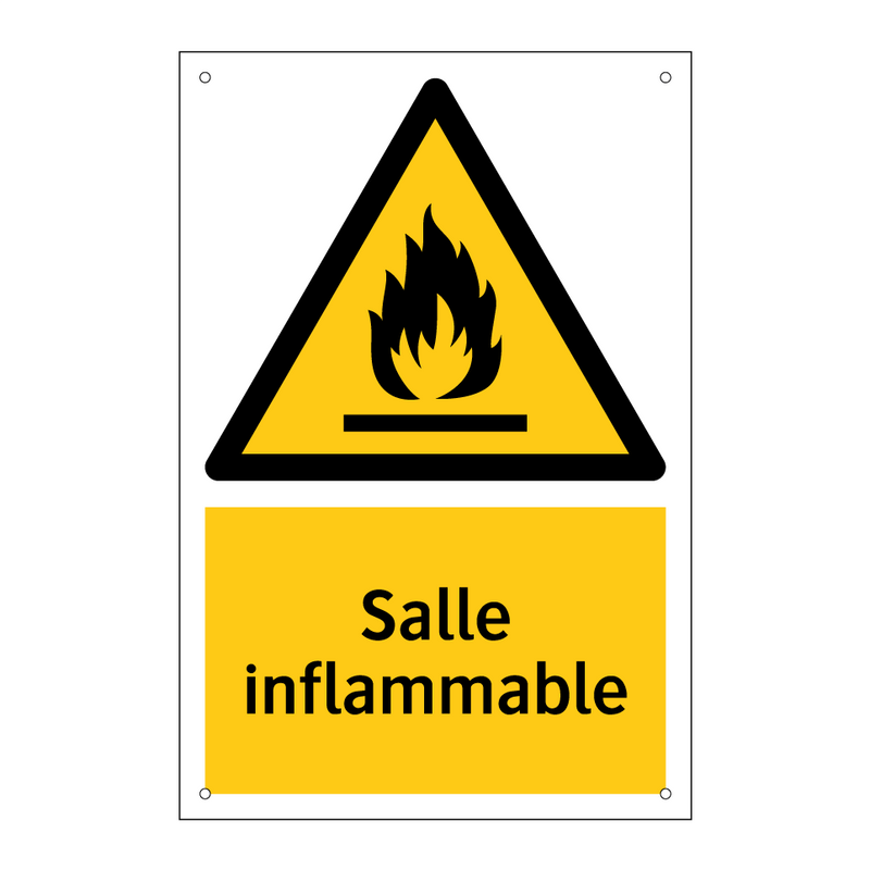 Salle inflammable