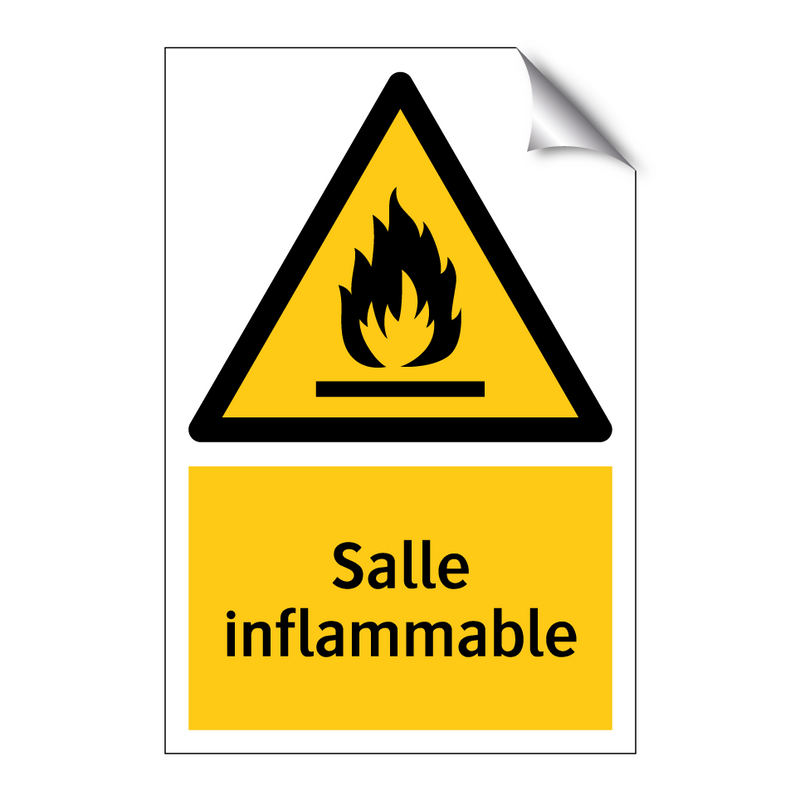 Salle inflammable